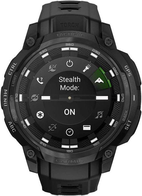 купить Смарт часы Garmin Instinct Crossover AMOLED – Tactical Edition, Black with black silicone band в Кишинёве 