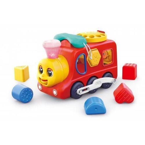 купить Головоломка Hola Toys HE9981 Locomotivă 3în1 pentru învățare timpurie в Кишинёве 