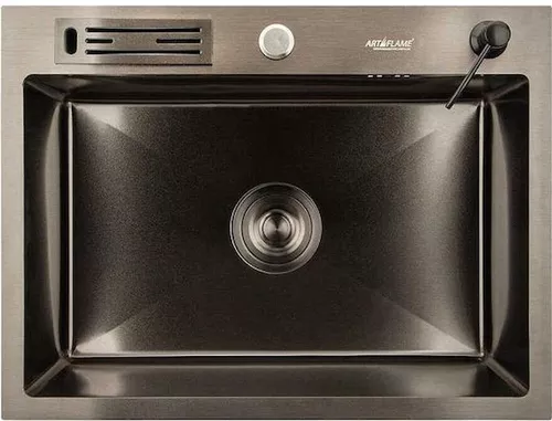 купить Мойка кухонная ArtFlame HLOIA (HM 6045) Black в Кишинёве 