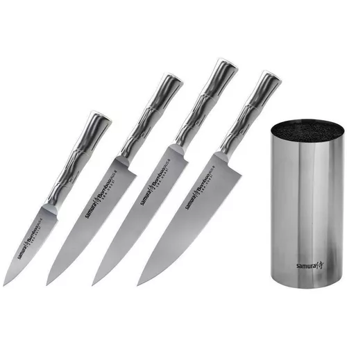 cumpără Set cuțite Samura BAMBOO Set 4 cutite + suport (SBA-05) în Chișinău 
