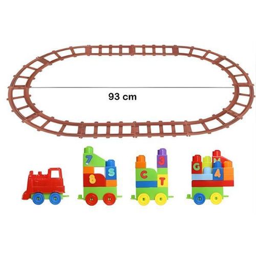 cumpără Set de construcție Play Toys 2397 Tren, 77 piese în Chișinău 
