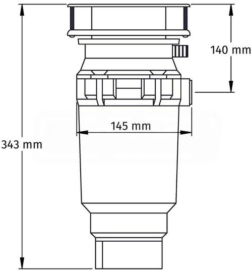 купить Измельчитель пищевых отходов McAlpine 70080 Perfect Grind 0.86 L WDU-1ASEU-POL в Кишинёве 