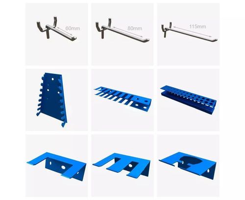 cumpără Sistem de depozitare a instrumentelor Nex Home Panou metalic perforat pentru unelte 1215x575x15 mm, Antracit în Chișinău 