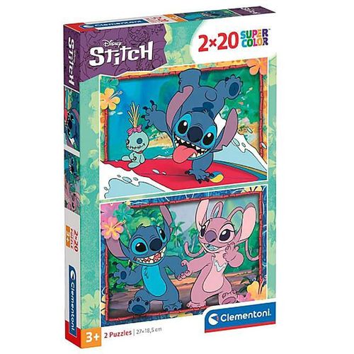cumpără Puzzle Clementoni Puzzle 2x20 Disney Stitch (24809) în Chișinău 