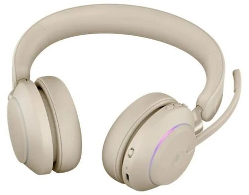 купить Наушники игровые Jabra 26599-999-898 Evolve2 65, Link380/390c MS Stereo Beige в Кишинёве 