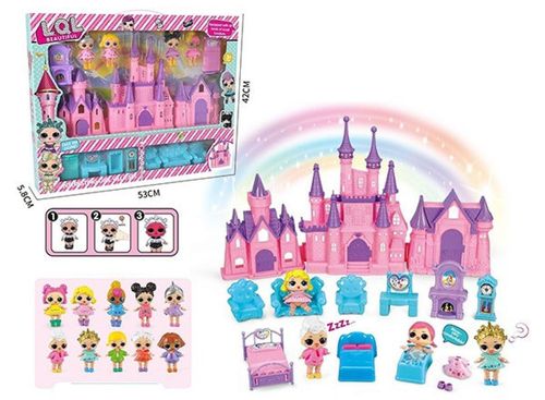 cumpără Căsuță pentru păpuși Essa JY1892 Set Joc Lol Castle (lumină/sunet) în Chișinău 
