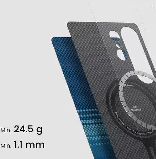 cumpără Husă pentru smartphone Pitaka Sunset Moonrise Tactile Woven for Samsung S25+ Moonrise (KS2502S) în Chișinău 