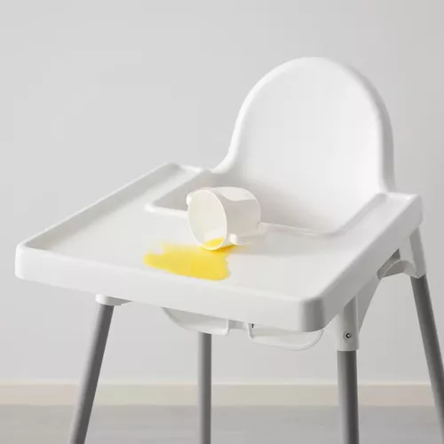 cumpără Scaun de masă Ikea Antilop высокий/с поддоном White/Silver în Chișinău 
