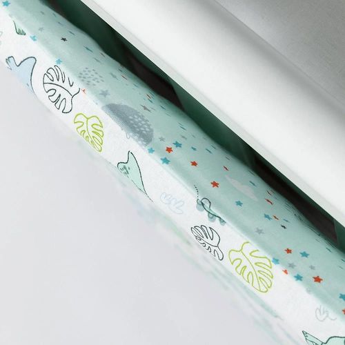купить Бортик для кроватки PernaMea Baby Dinno Turcoaz 120x60cm (PM.101755/7) в Кишинёве 