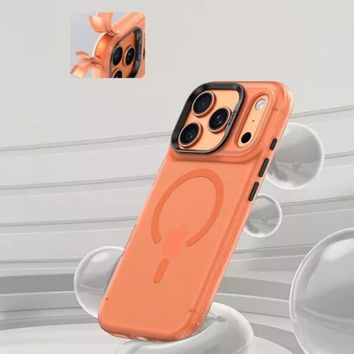 cumpără Husă pentru smartphone Benks Lucid Armor Magnetic Phone Case iP17 Pro Max (Orange) în Chișinău 