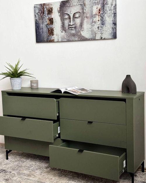 купить Комод Fabrik Home Velori Зеленый дымчатый в Кишинёве 