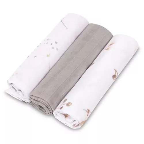 cumpără Accesoriu pentru înfășat Sensillo 08510 Набор пеленок 3шт Muslin 60x80 (EG-0010) în Chișinău 