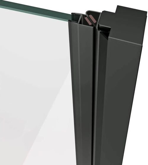 cumpără Paravan de duș Ravak Shower door Cool! 120x195 Black transparent COSD2-120 (X0VVGC300Z1) în Chișinău 