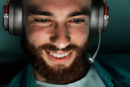 купить Наушники игровые AOC GH401, Black/Red в Кишинёве 