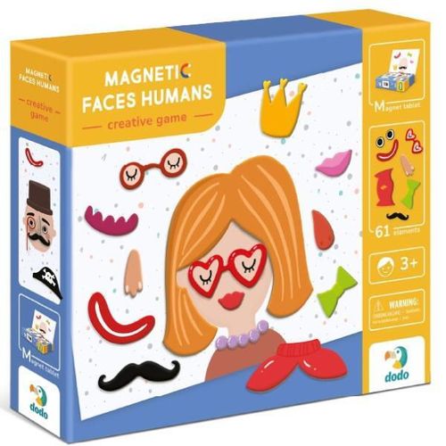 cumpără Puzzle Dodo 200208 Joc magnetic de dezvoltare Fețe, 61 elem. în Chișinău 