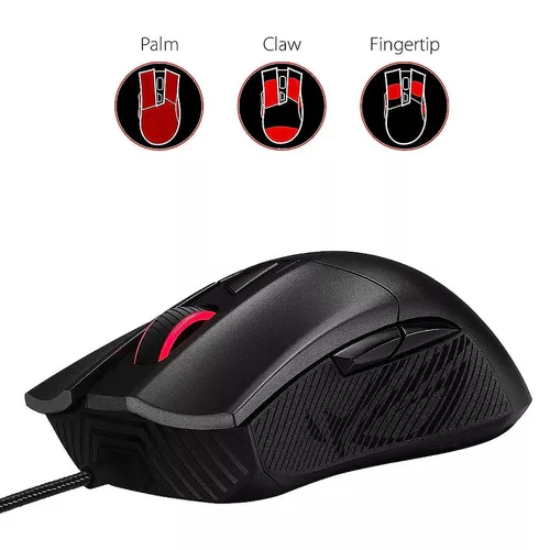 купить Мышь игровая ASUS ROG Gladius II Core Gaming Mouse Black, 6200dpi sensor, 220 IPS, 30g acceleration, 1000Hz USB polling rate, Aura Sync lighting, Black 90MP01D0-B0UA0 BFR в Кишинёве 