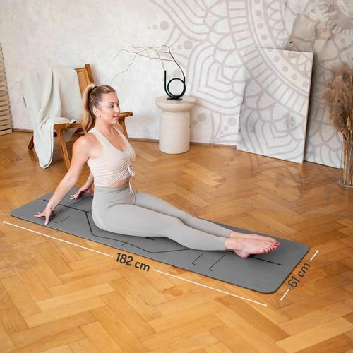 cumpără Echipament pentru yoga HMS YM10 Abisal Yoga Mat TPE (Gray) în Chișinău 