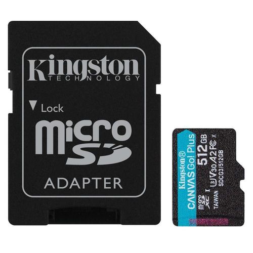 купить Флеш карта памяти SD Kingston SDCG3/512GB microSD Class10 A2 UHS-I U3 (V30) в Кишинёве 