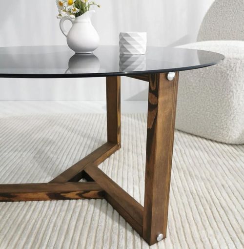 cumpără Măsuţă cafea Trendy Miro, Fume 75x40x75cm în Chișinău 