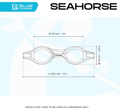 cumpără Accesoriu pentru înot Cressi-Sub Ochelari inot SEAHORSE KID blue/white/red (XDE022038) în Chișinău 