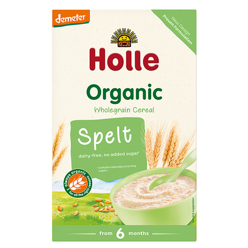 Terci de griu spelt fara lapte Holle Organic (6+ luni) 250 g 