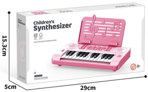 купить Музыкальная игрушка Essa 6654A Pian muzical Mic muzician, roz в Кишинёве 