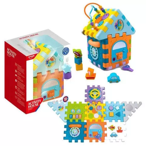 купить Головоломка Huanger (19254) Развивающий куб с фигурами HE0528 в Кишинёве 