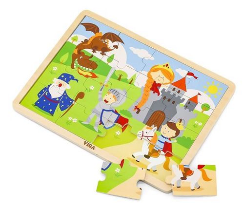купить Головоломка Viga 51458 16-Piece-Puzzle Fairy Tale в Кишинёве 