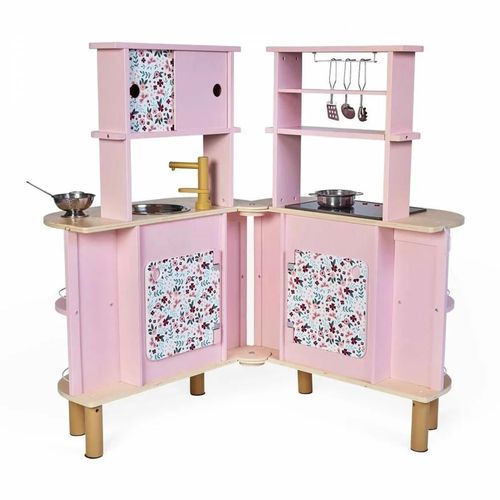 cumpără Bucătărie și veselă de jucărie Janod J06616 Bucatarie din lemn Double-Sided Playset în Chișinău 