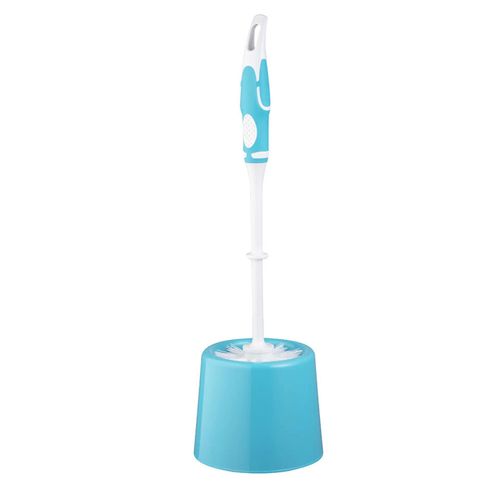 cumpără Perie WC Bisk 07439 MIA, 2-componente, albastru în Chișinău 