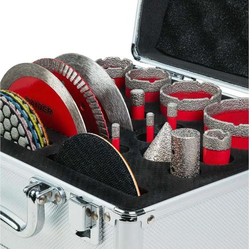 cumpără Set de tubulare, bite, duze Raider 157869 Set discuri și carote diamantate Ultimate Multi (21 buc) în Chișinău 