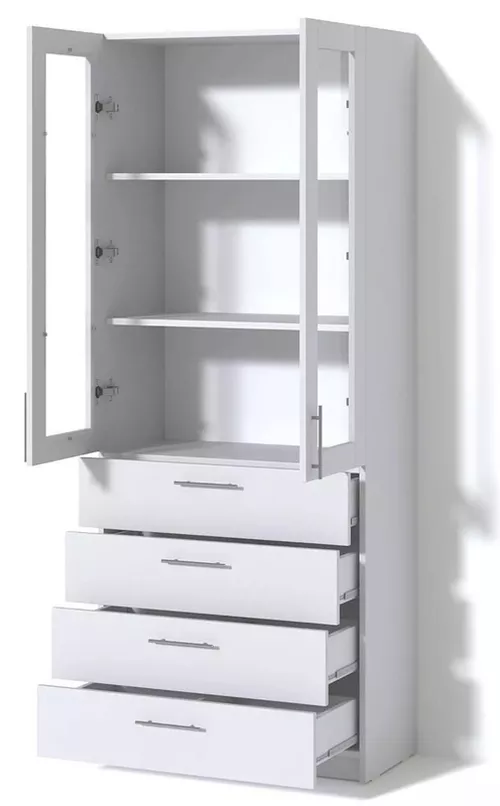 cumpără Dulap de birou Fabrik Home Office-Line Nr.3 белый ясень în Chișinău 