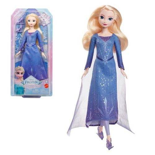 купить Кукла Barbie JBG53 Disney Frozen, Elsa patinatoare pe gheață в Кишинёве 