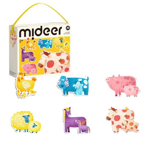 cumpără Puzzle Mideer MD1462 Primul Puzzle Animăluțe 6 în 1 în Chișinău 
