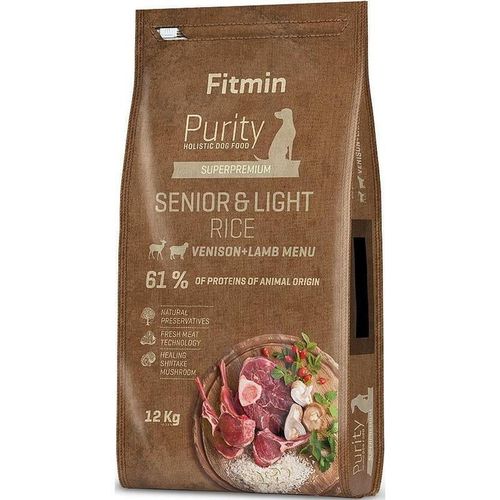 купить Корм для питомцев Fitmin Dog Purity Rice Senior&Light Venison&Lamb 12 kg в Кишинёве 