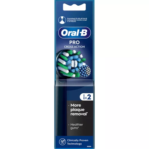 cumpără Rezervă pentru periuța de dinți Oral-B 6919 Cross Action Black 2pcs în Chișinău 