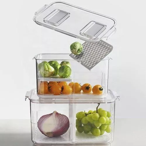cumpără Container alimentare Vacane 6540 Pentru păstrare fructe/legume în frigider set 2buc în Chișinău 
