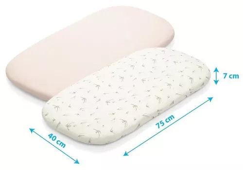 купить Аксессуар для колясок BabyOno 0748/04 Cearsaf de bambus cu banda elastica pentru carucior 2 buc в Кишинёве 