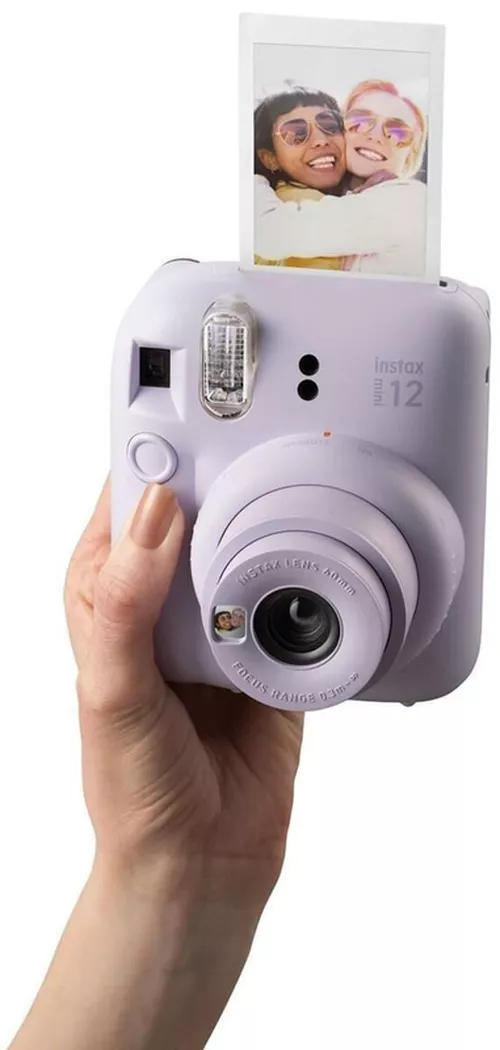 купить Фотоаппарат моментальной печати FujiFilm Instax Mini 12 Lilac Purple + Film Mini 2x10 в Кишинёве 