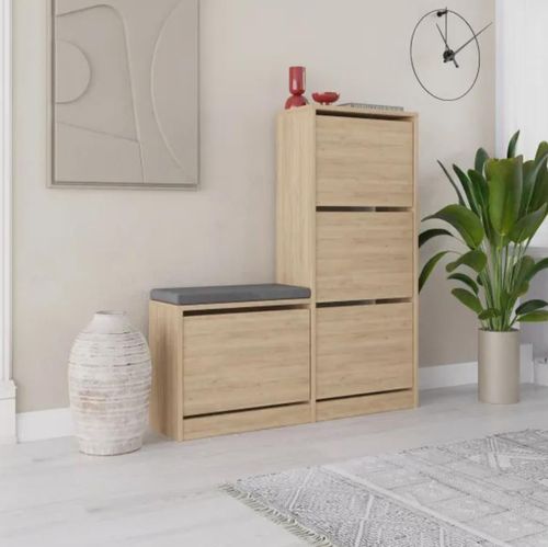 cumpără Raft pentru încălțăminte Trendy Oslo, Stejar în Chișinău 