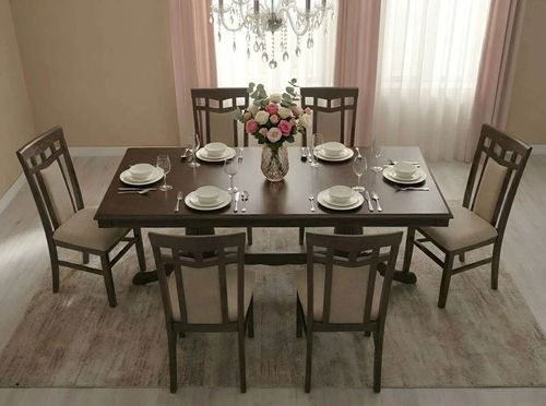 cumpără Masă Fabrik Home Elegance прямоугольный 1600-2800x770x1000 Орех (раскладной) în Chișinău 