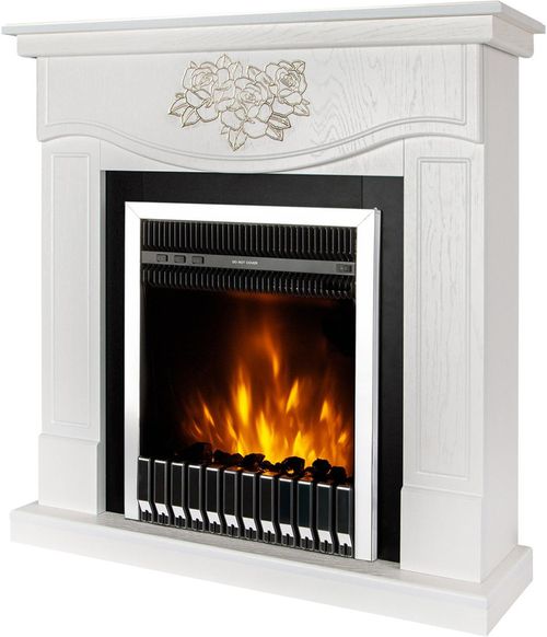 купить Камин электрический ArtFlame Auren & Gala Silver, 950x930x270mm, Alb в Кишинёве 