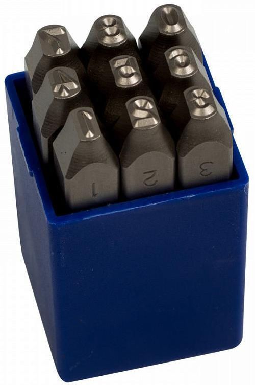 купить Набор ручных инструментов King Tony 11509SQ05 Набор ударных клейм 5 мм, цифры, 9 предметов, хвостовик HRC 40 в Кишинёве 