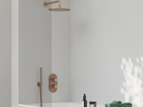 cumpără Suport pară duș Ravak Brat dus perete 300mm rose gold 702.61RGB (X07P712) în Chișinău 