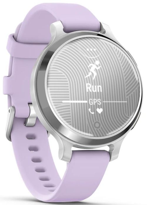 купить Смарт часы Garmin Lily® 2 Active, Silver/Jasmine Purple, Silicone Band (010-02891-01) в Кишинёве 