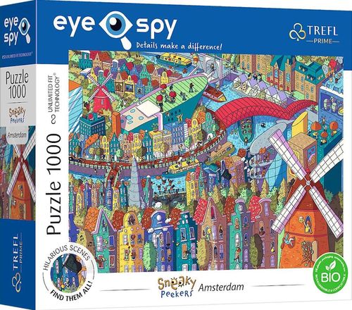cumpără Puzzle Trefl R25D /15 (10710) 1000 Eye Spy Amsterdam în Chișinău 