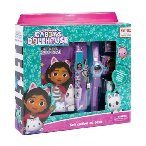 купить Блокнот miscellaneous Gdh4910 Total Office, set cadou cu ceas Gabby's Dollhouse в Кишинёве 