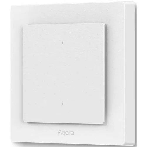 купить Выключатель электрический Aqara WS-K08D Zigbee/Thread Light Switch H2 EU, White в Кишинёве 
