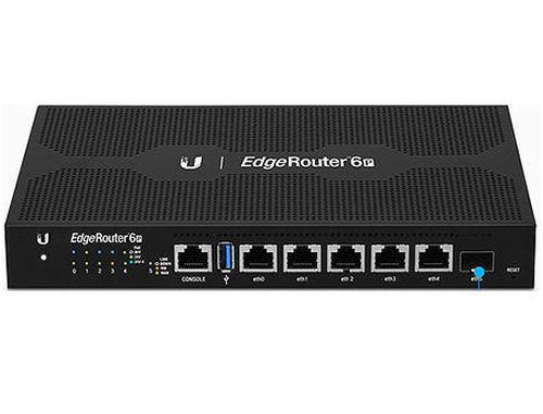 купить Ubiquiti EdgeRouter 6P ER-6P, CPU 4-Core 1 GHz, 1GB, 3xGigabit RJ45 routing ports, 1xGigabit SFP port, 5xEthernet Ports 10/100/1000, 5xPorts with PoE, 3,400,000 pps 6 Gbps (Line Rate), Silent Fanless в Кишинёве 