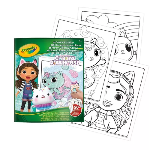 купить Набор для творчества Crayola 04-7025G Color&Sticker Book GD в Кишинёве 